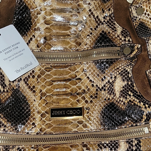 Jimmy Choo Authenric Snakeskin Bag - Picture 2 of 10